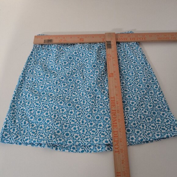 Rip Skirt Floral Wrap Skirt Womens Size XS Blue Stretch Adjustable Activewear - Picture 8 of 11